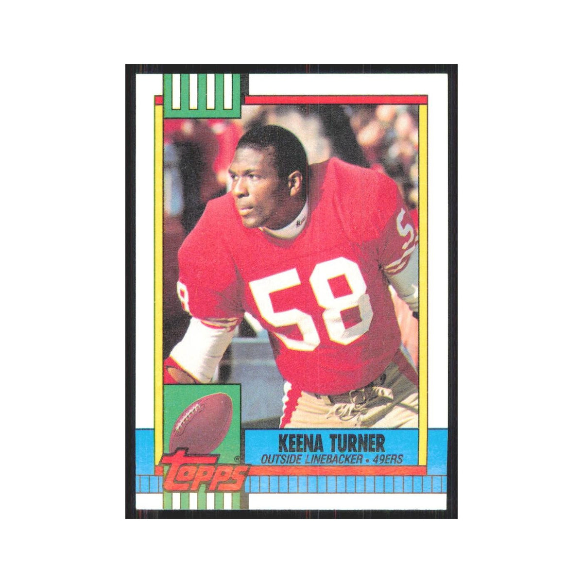 1990 Topps Keena Turner 49ers #24