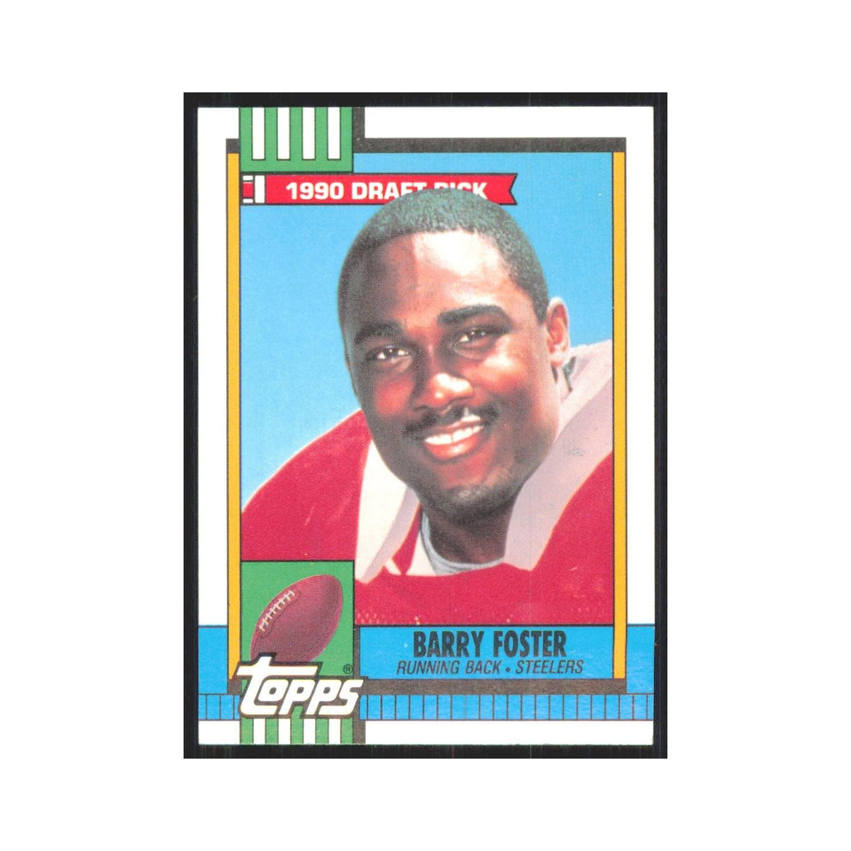 1990 Topps Barry Foster RC Steelers #174