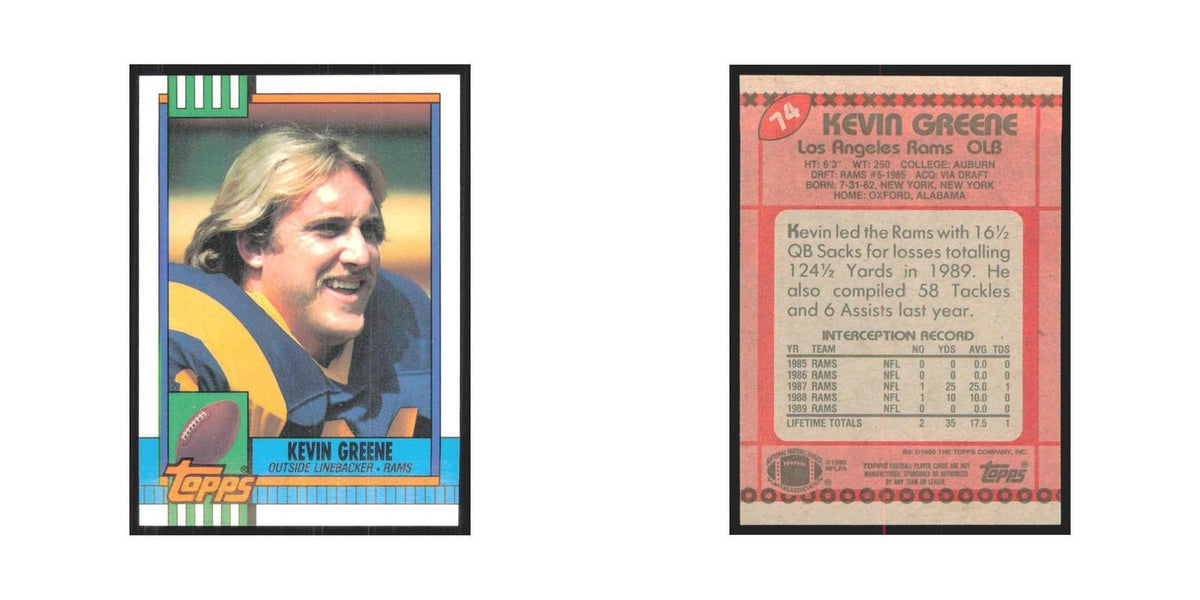 1990 Topps Kevin Greene Rams #74