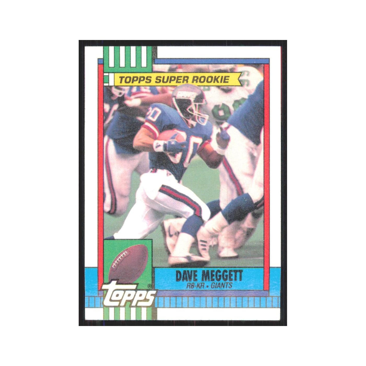 1990 Topps Dave Meggett Giants #49