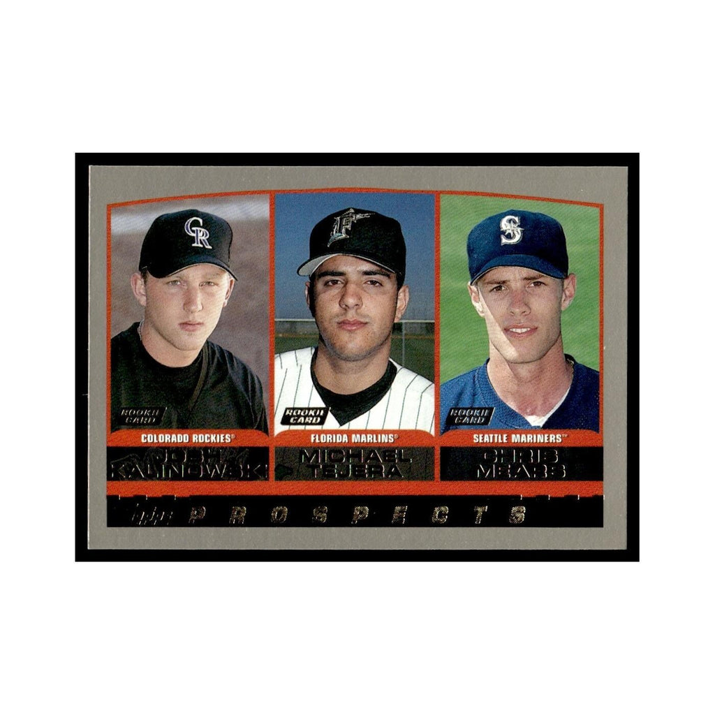 Josh Kalinowski Michael Tejera Chris Mears Rookie 2000 Topps #206 NM