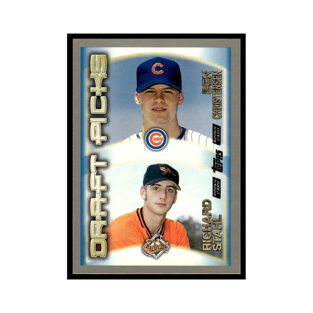 Ben Christensen Richard Stahl Rookie 2000 Topps #450 Baseball Card NM