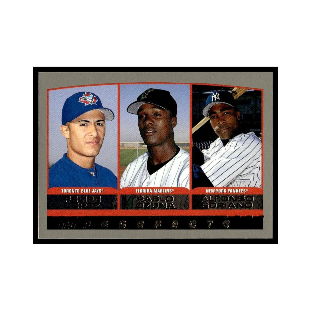 Felipe Lopez Pablo Ozuna Alfonso Soriano 2000 Topps #203 Baseball Card NM