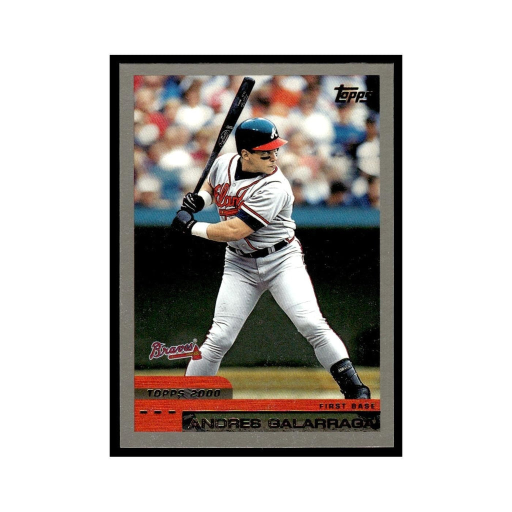 Andres Galarraga 2000 Topps #387 Atlanta Braves Baseball Card NM