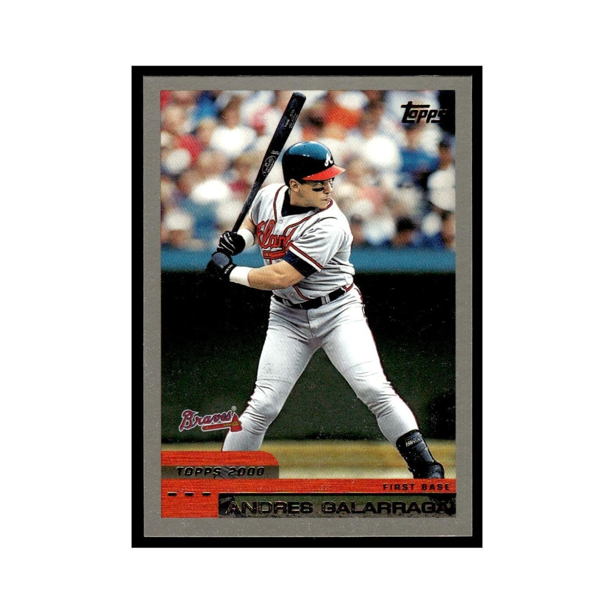 Andres Galarraga 2000 Topps #387 Atlanta Braves Baseball Card NM
