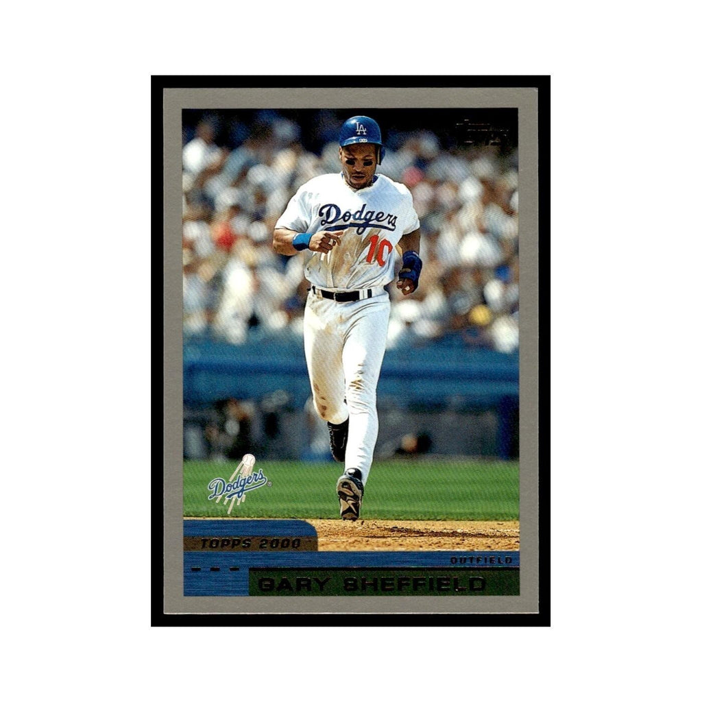 Gary Sheffield 2000 Topps #105 Los Angeles Dodgers Baseball Card NM