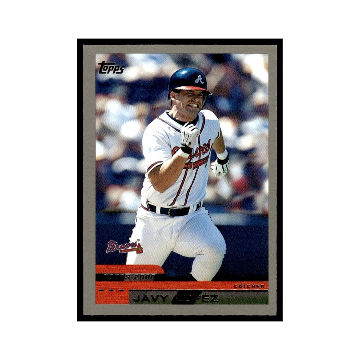 Javy Lopez 2000 Topps #16 Atlanta Braves Baseball Card NM