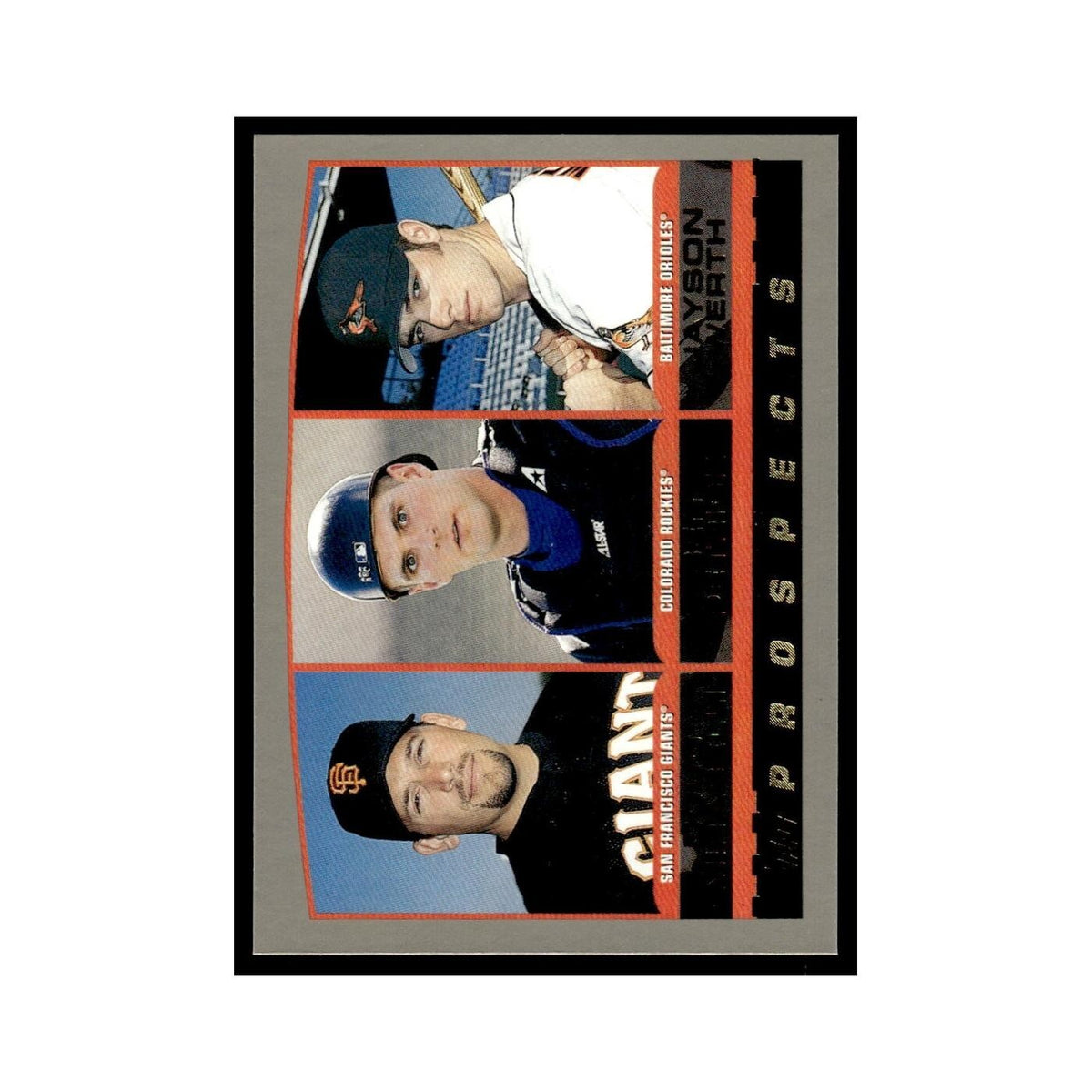 Doug Mirabelli Ben Petrick Jayson Werth 2000 Topps #448 Baseball Card NM