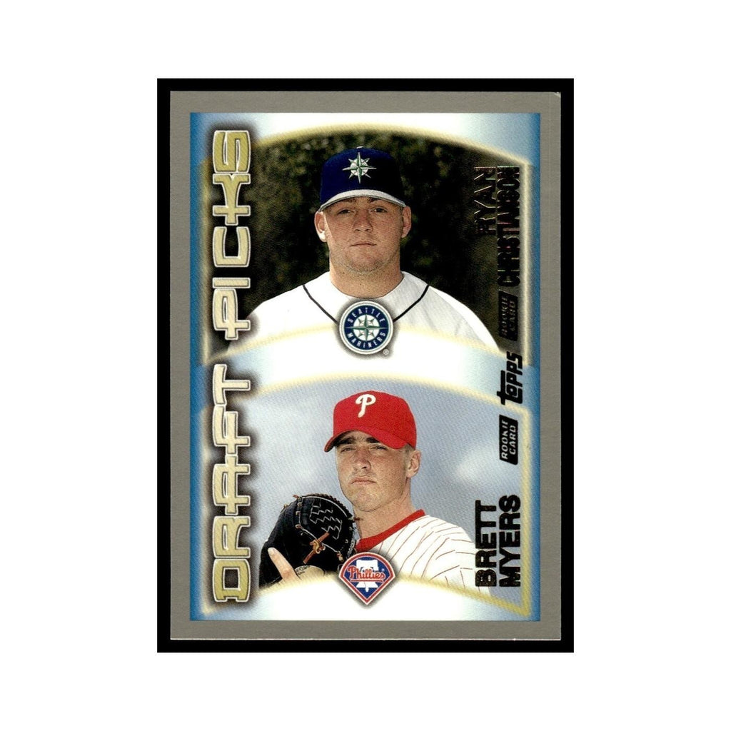 Ryan Christianson Brett Myers Rookie 2000 Topps #213 Baseball Card NM