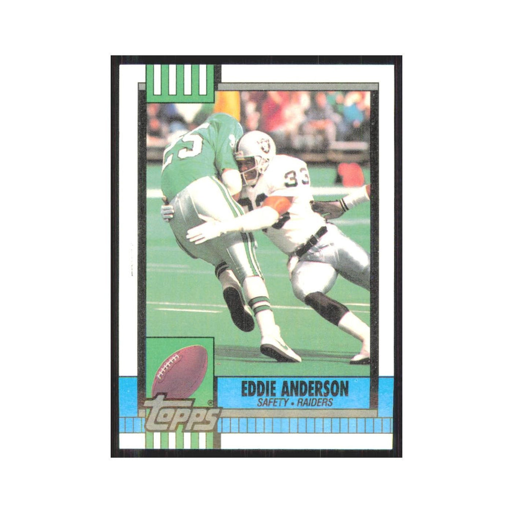 1990 Topps Eddie Anderson Los Angeles Raiders #293