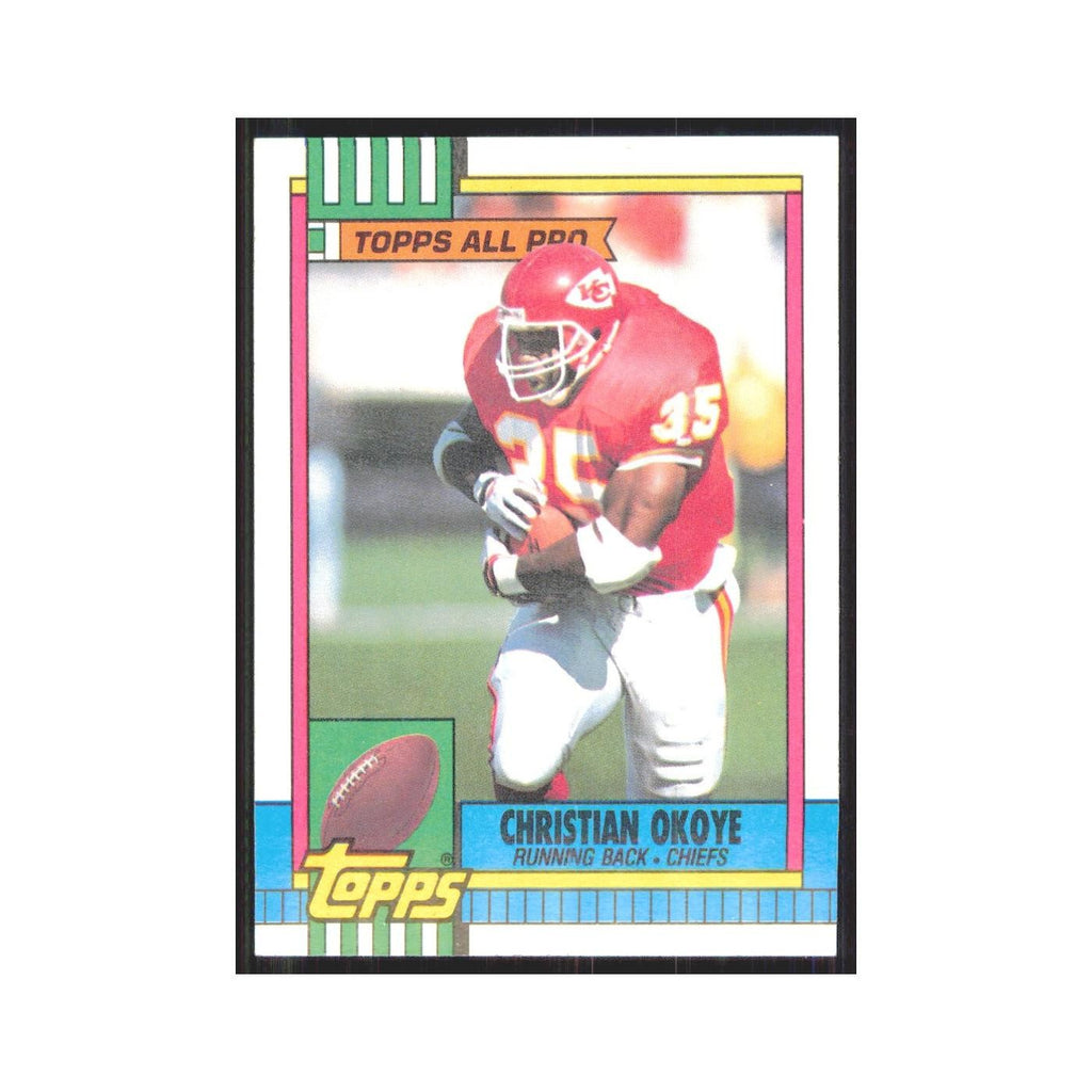1990 Topps Christian Okoye Chiefs #253