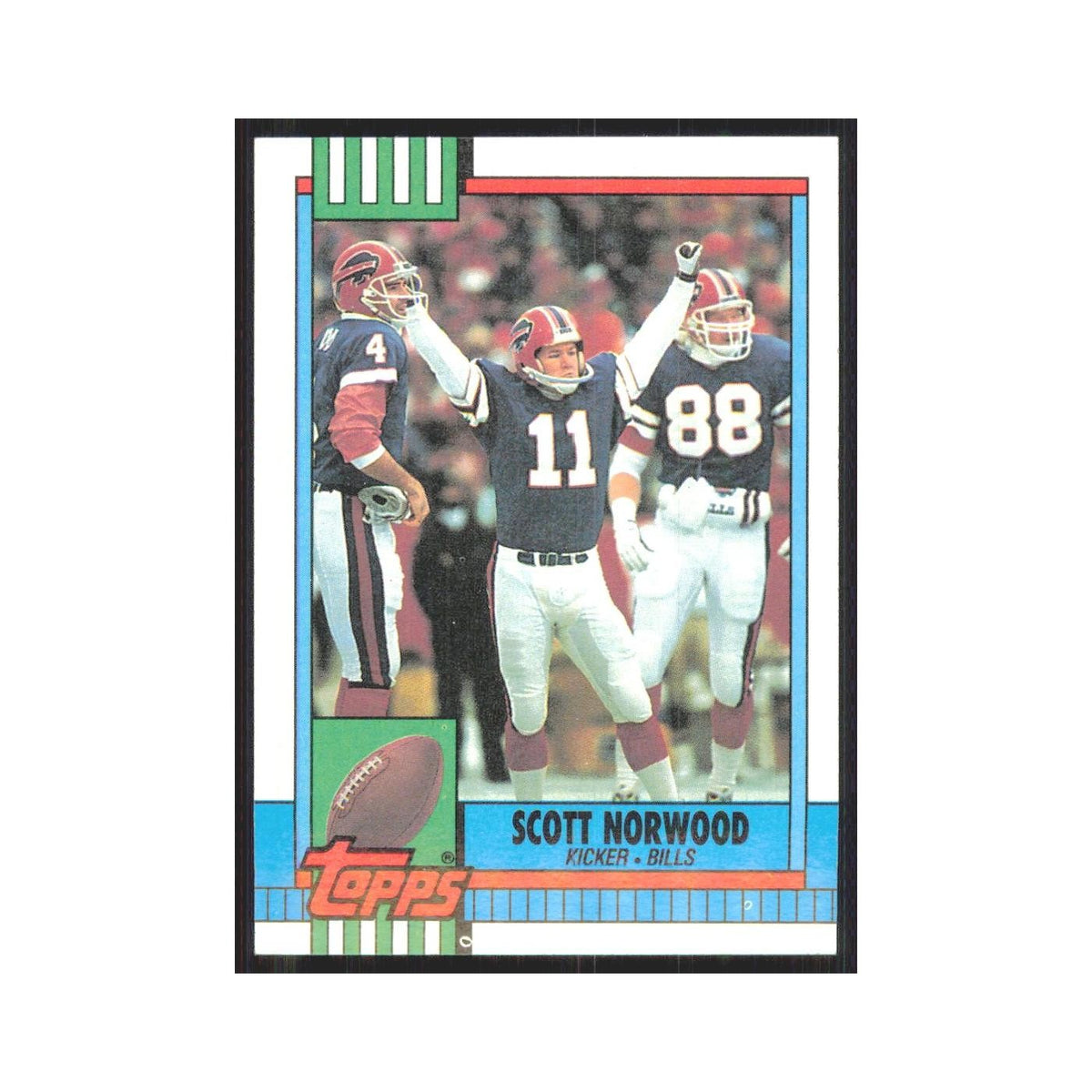 1990 Topps Scott Norwood Bills #203