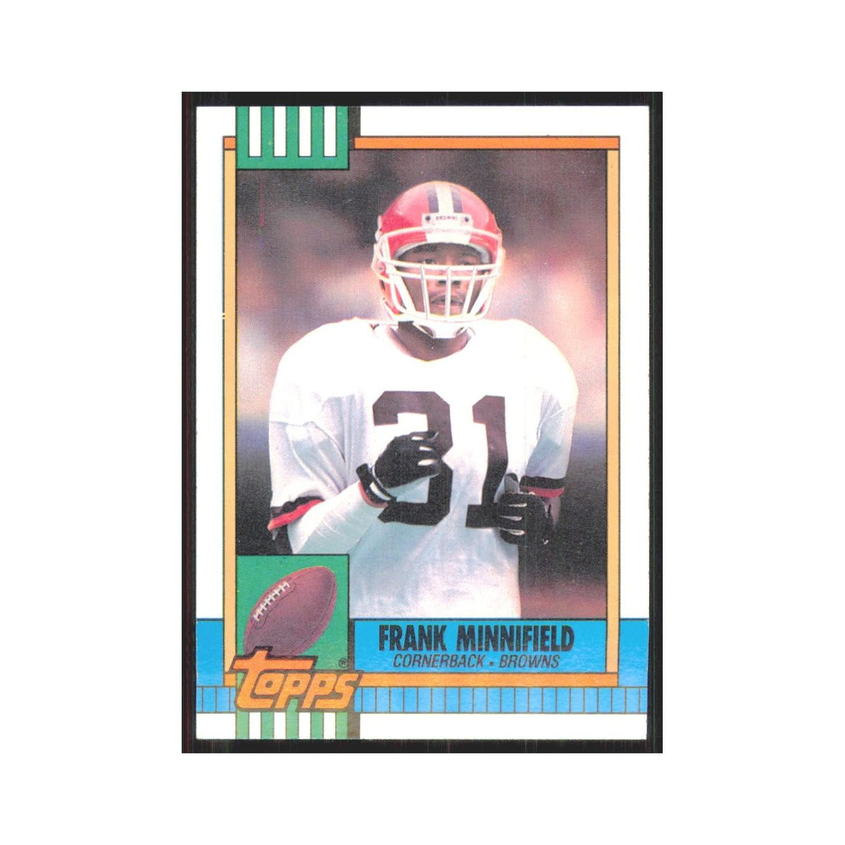 1990 Topps Frank Minnifield Browns #159