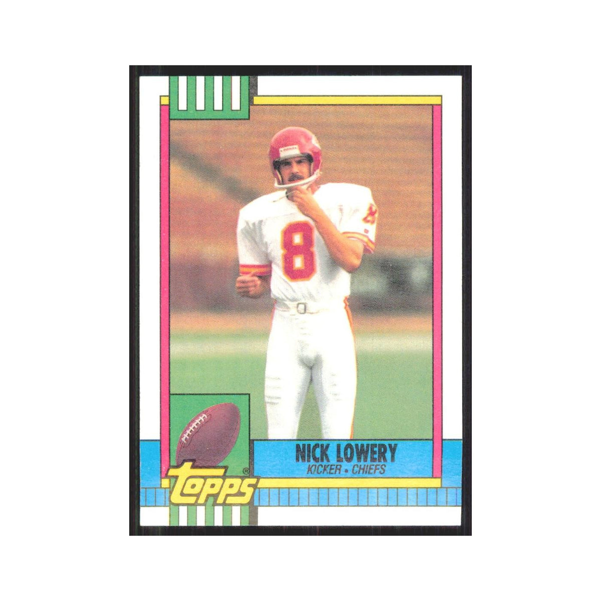 1990 Topps Nick Lowery Chiefs #255