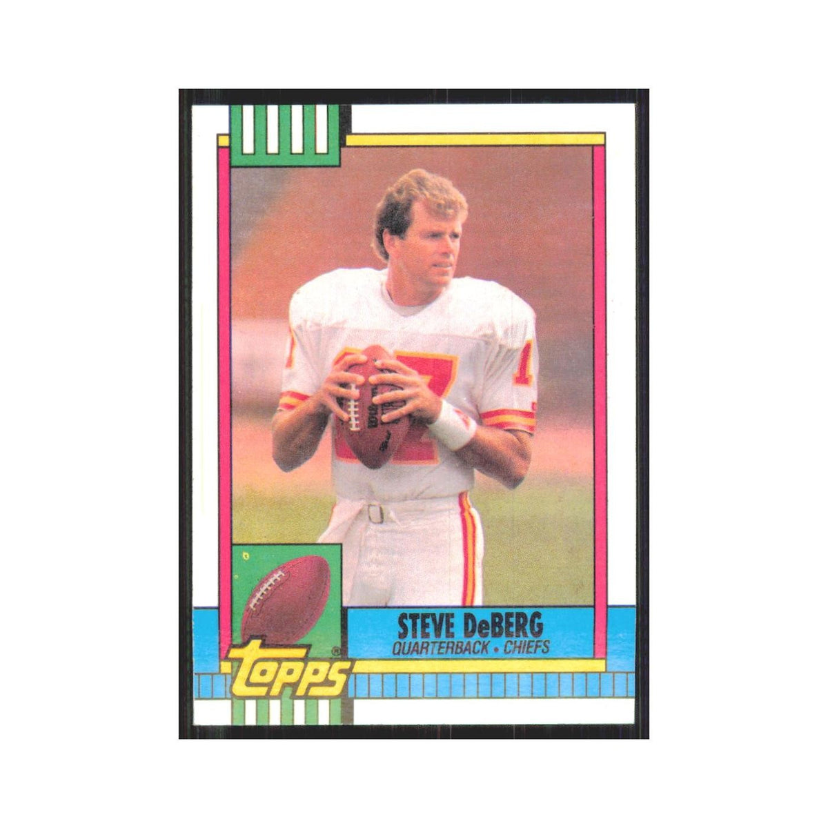 1990 Topps Steve DeBerg Chiefs #257