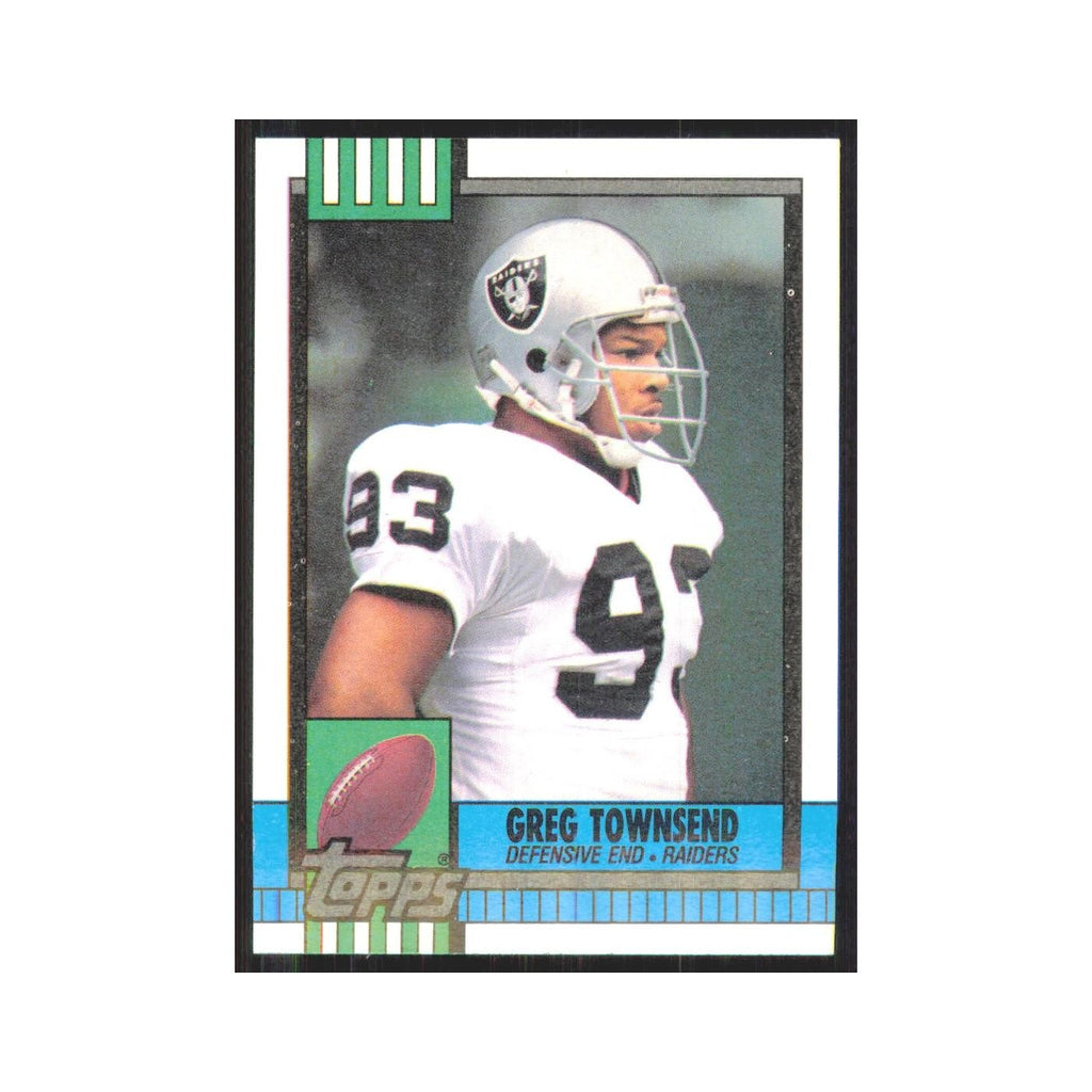1990 Topps Greg Townsend Los Angeles Raiders #290