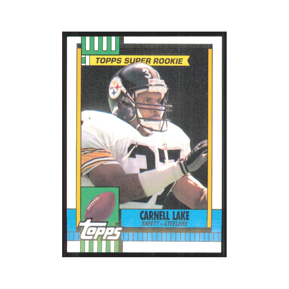 1990 Topps Carnell Lake Steelers #177