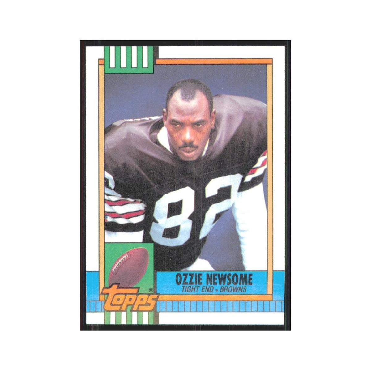1990 Topps Ozzie Newsome Browns #168