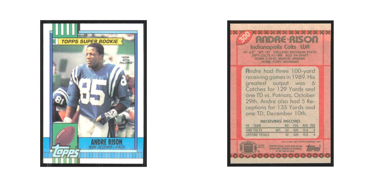 1990 Topps Andre Rison Colts #300