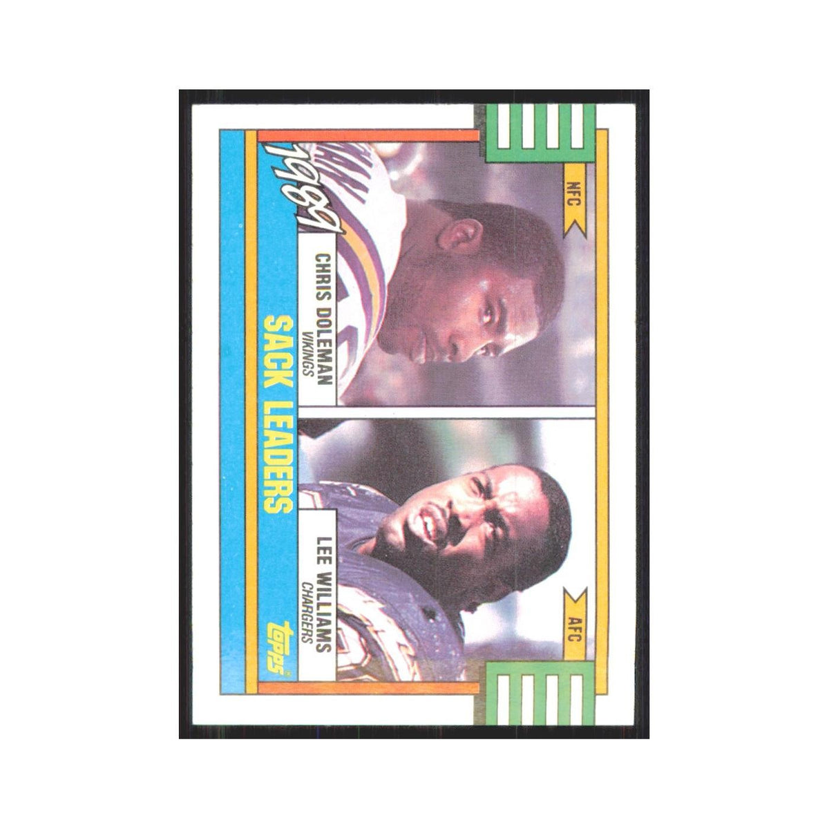 1990 Topps Chris Doleman/Lee Williams Minnesota Vikings/San Diego Chargers #193