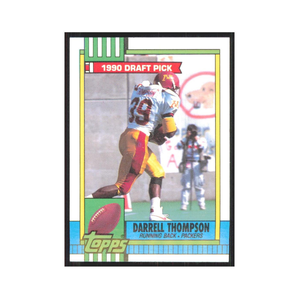 1990 Topps Darrell Thompson RC Packers #155