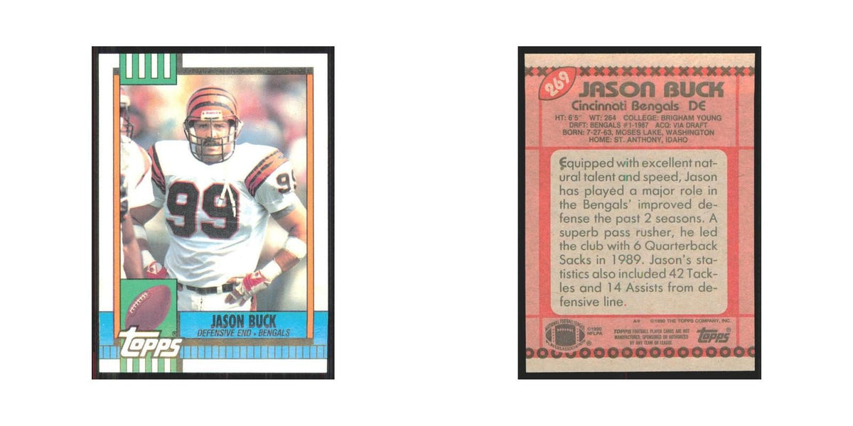 1990 Topps Jason Buck Bengals #269