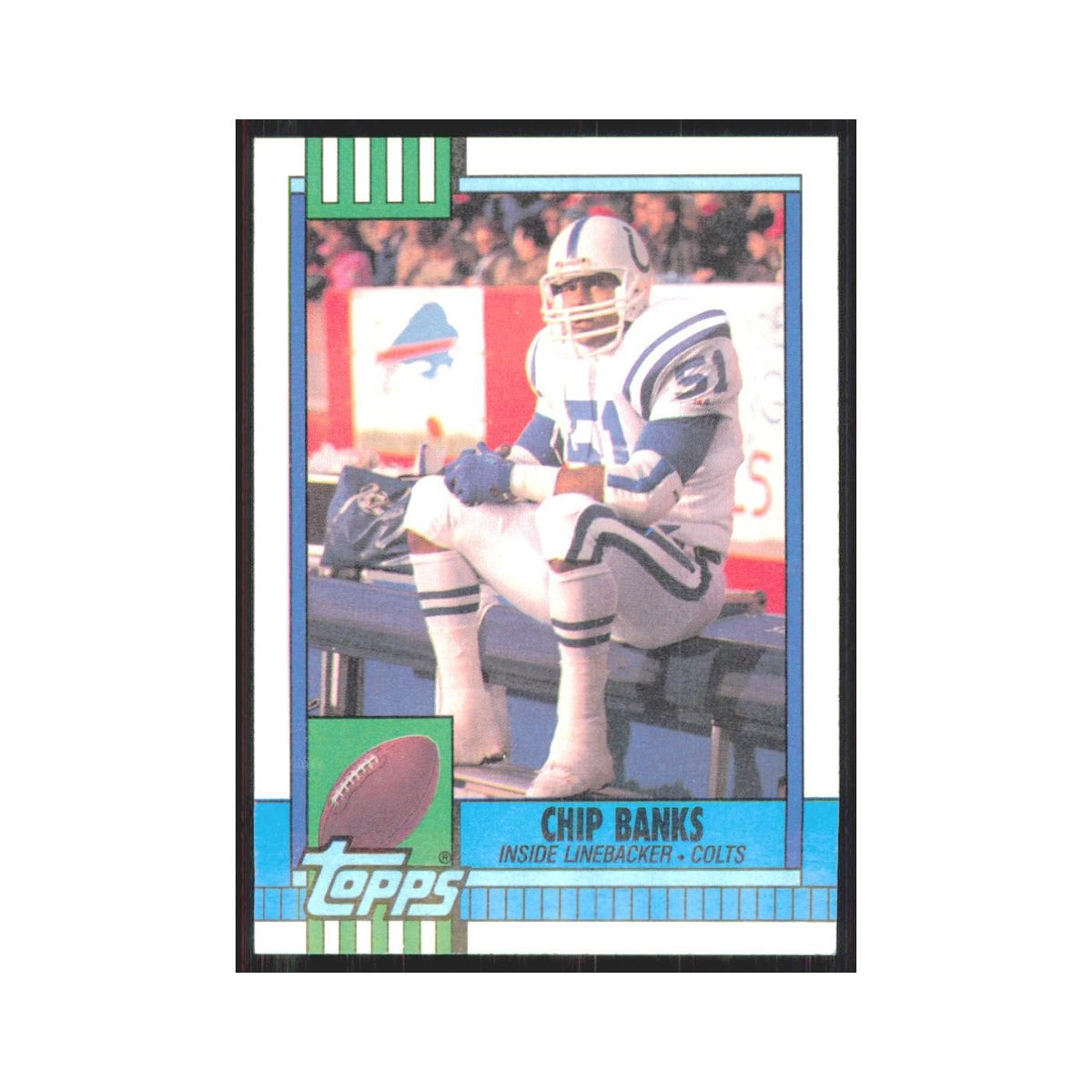 1990 Topps Chip Banks Colts #299