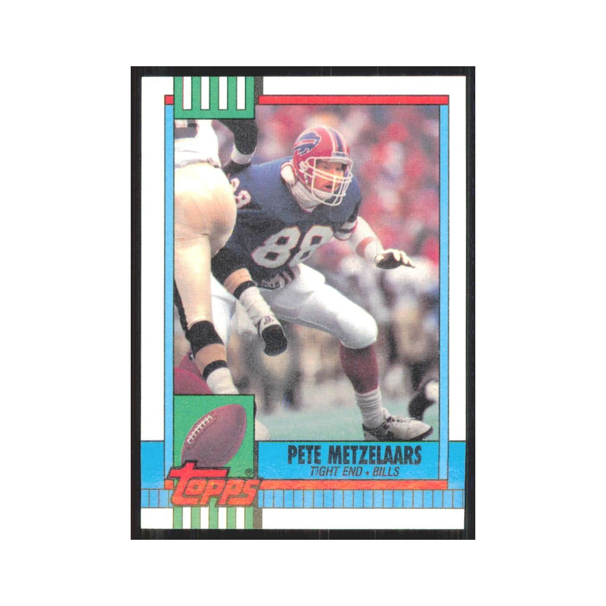 1990 Topps Pete Metzelaars Bills #199