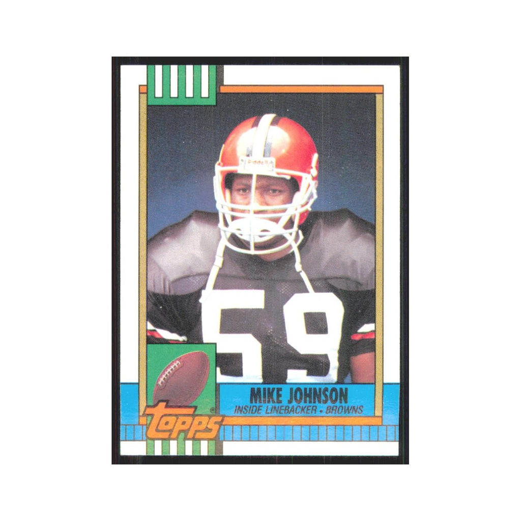 1990 Topps Mike Johnson Browns #166