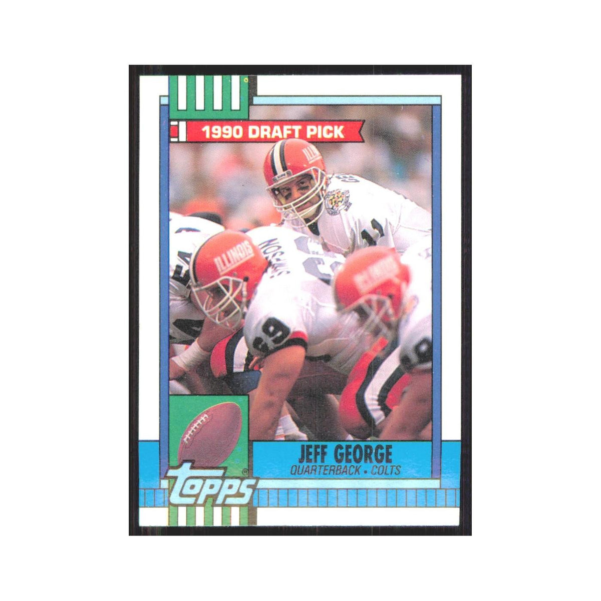 1990 Topps Jeff George RC Colts #298