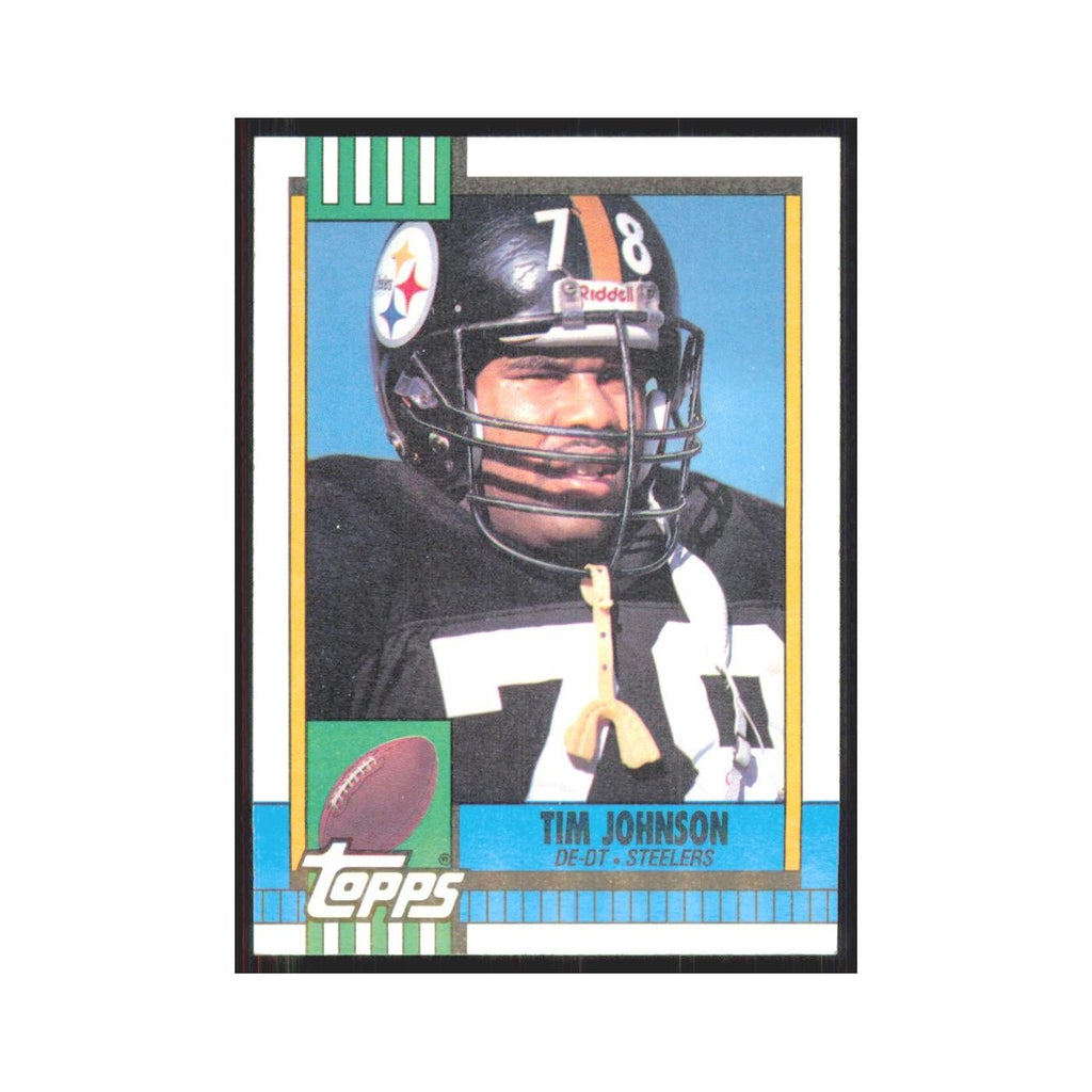 1990 Topps Tim Johnson Steelers #176