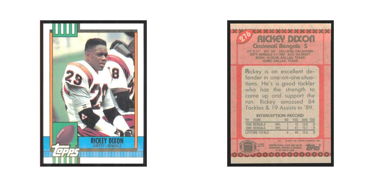 1990 Topps Rickey Dixon Bengals #276