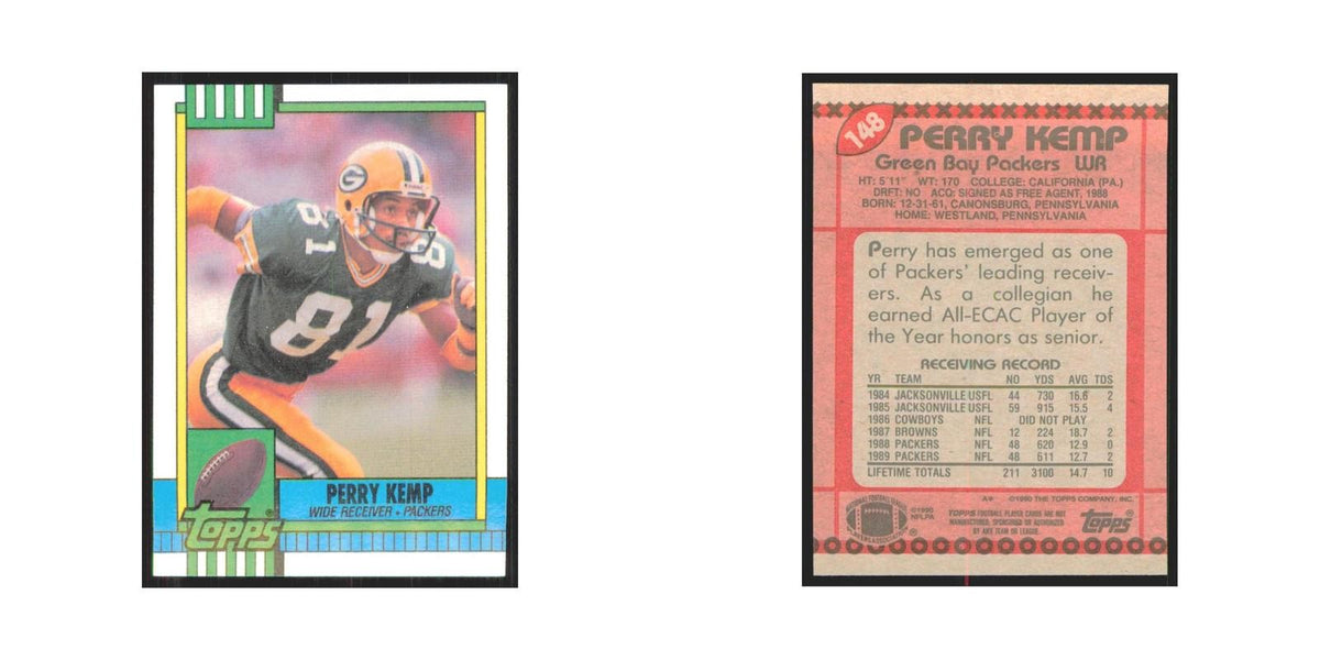 1990 Topps Perry Kemp Packers #148