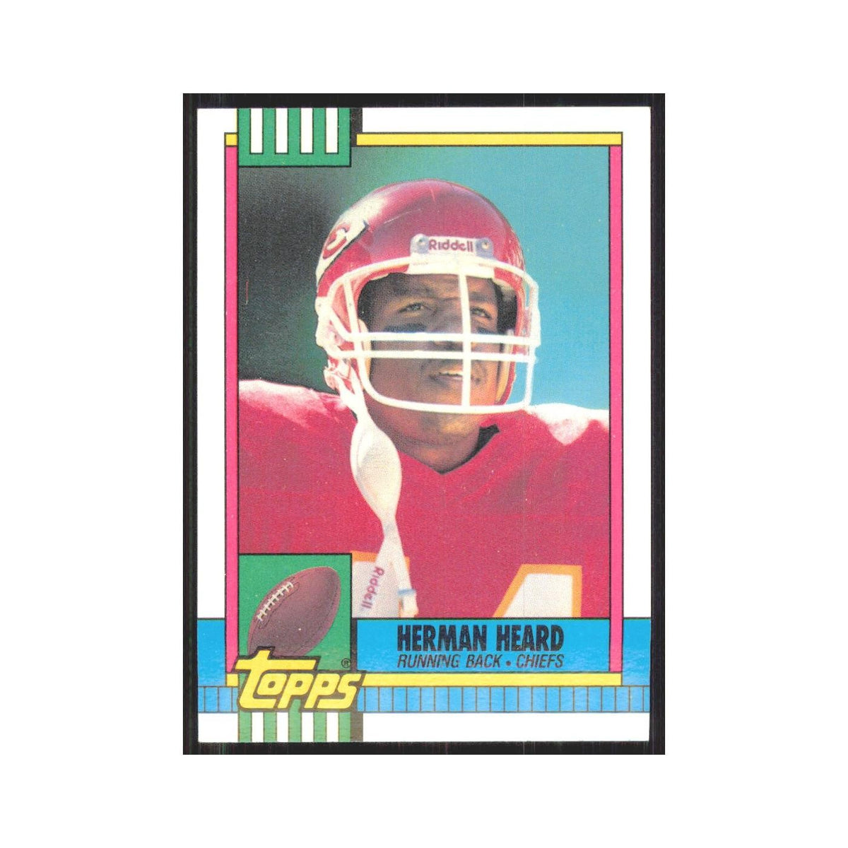 1990 Topps Herman Heard Chiefs #260