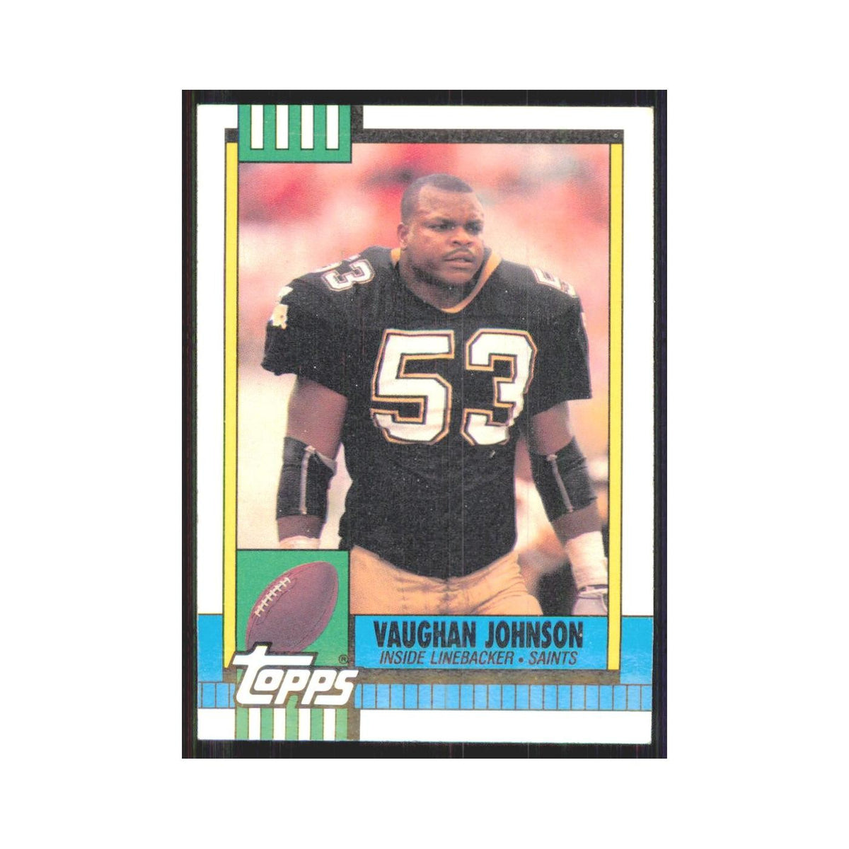 1990 Topps Vaughan Johnson Saints #233