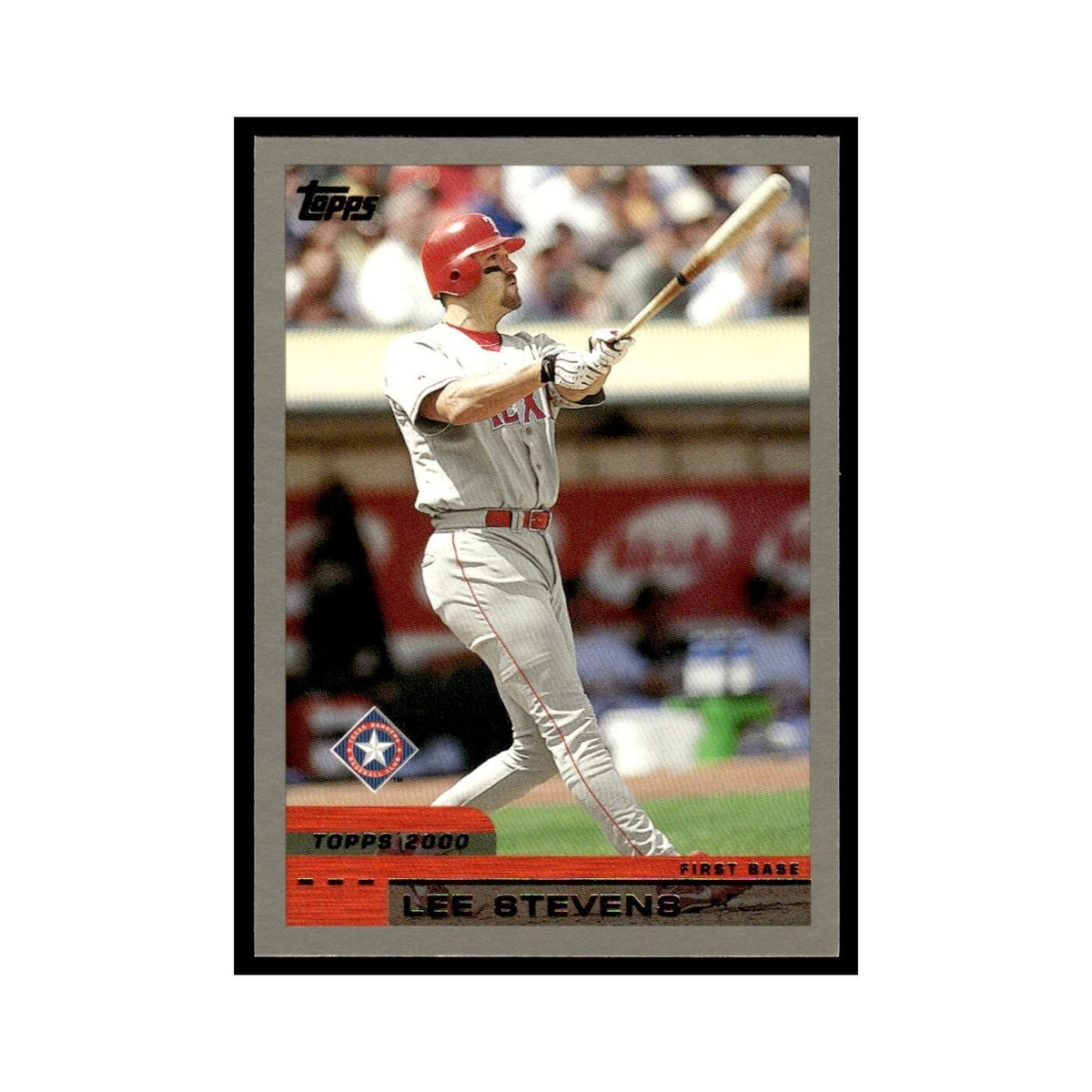 Lee Stevens 2000 Topps #61 Texas Rangers Baseball Card NM