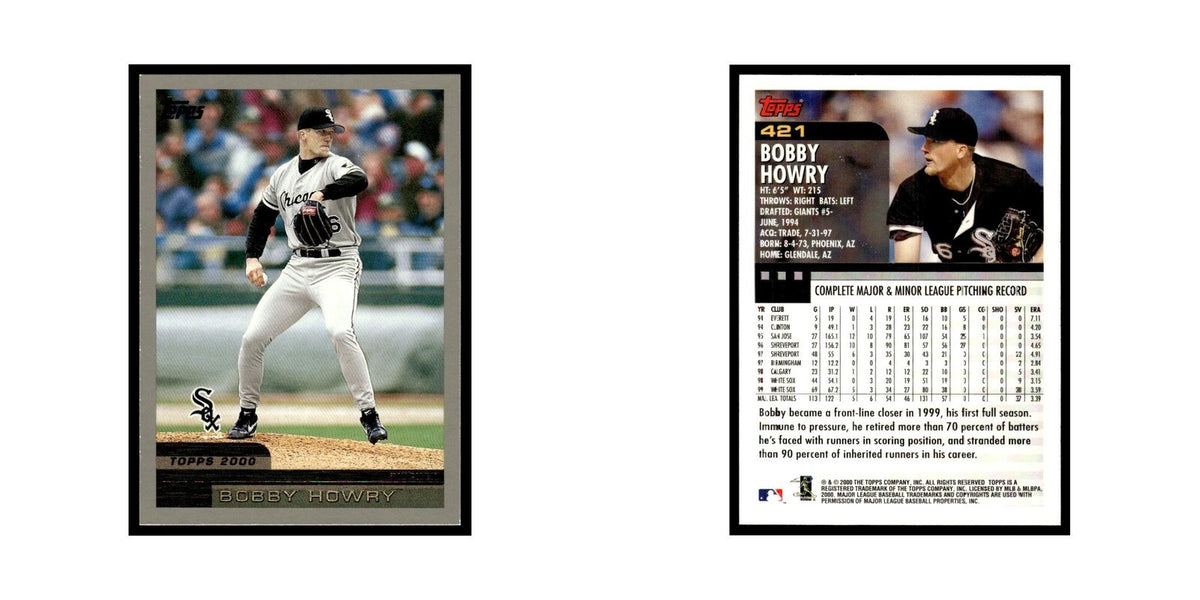 Bobby Howry 2000 Topps #421 Chicago White Sox Baseball Card NM