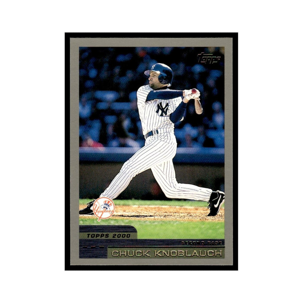 Chuck Knoblauch 2000 Topps #345 New York Yankees Baseball Card NM