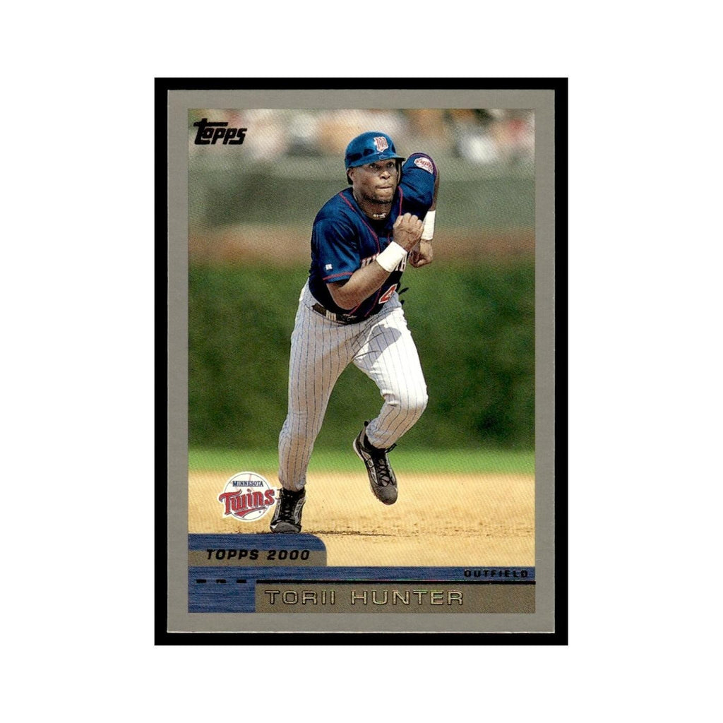 Torii Hunter 2000 Topps #431 Minnesota Twins Baseball Card NM