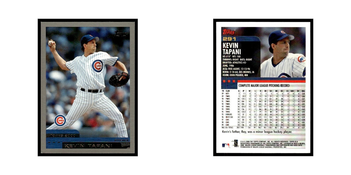 Kevin Tapani 2000 Topps #291 Chicago Cubs Baseball Card NM