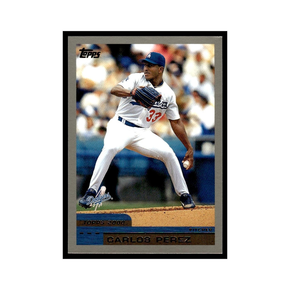 Carlos Perez 2000 Topps #373 Los Angeles Dodgers Baseball Card NM
