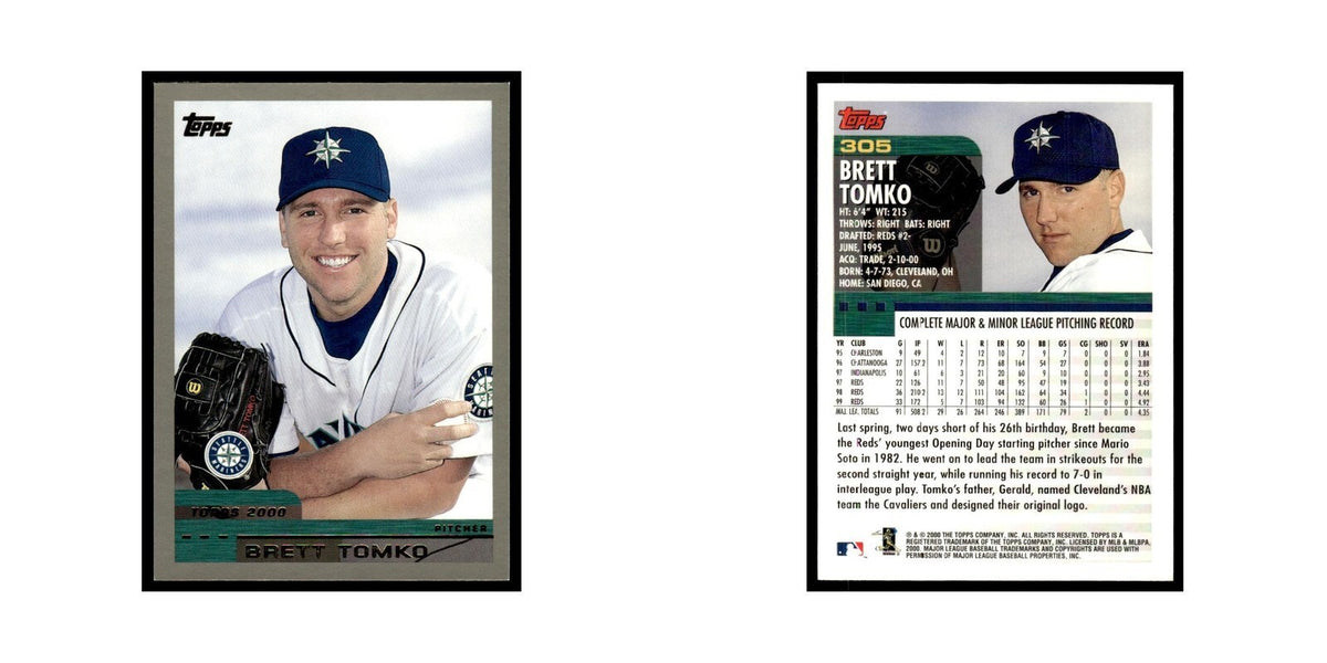Brett Tomko 2000 Topps #305 Seattle Mariners Baseball Card NM