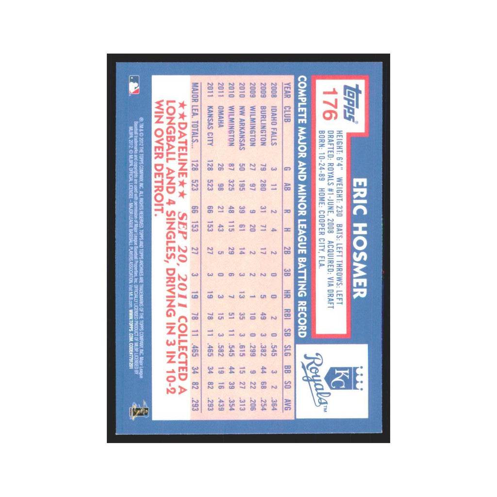 2012 Topps Archives Eric Hosmer Royals #176