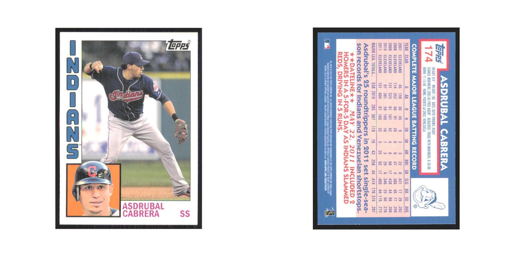 2012 Topps Archives Asdrubal Cabrera Indians #174