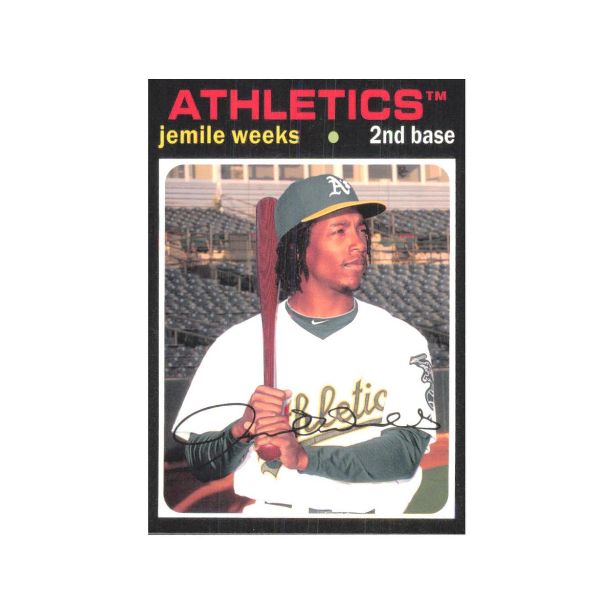 2012 Topps Archives Jemile Weeks Athletics #54