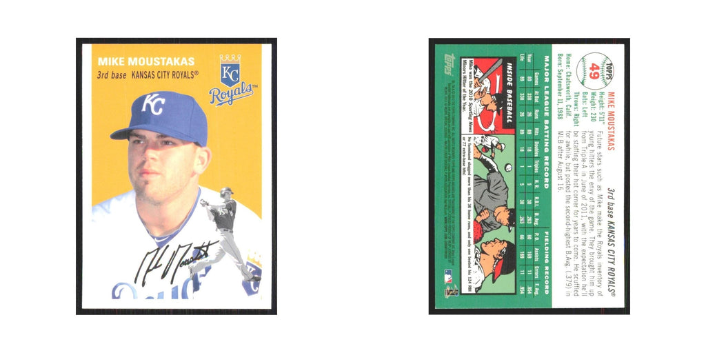 2012 Topps Archives Mike Moustakas Royals #49