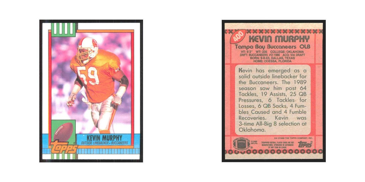 1990 Topps Kevin Murphy Buccaneers #400
