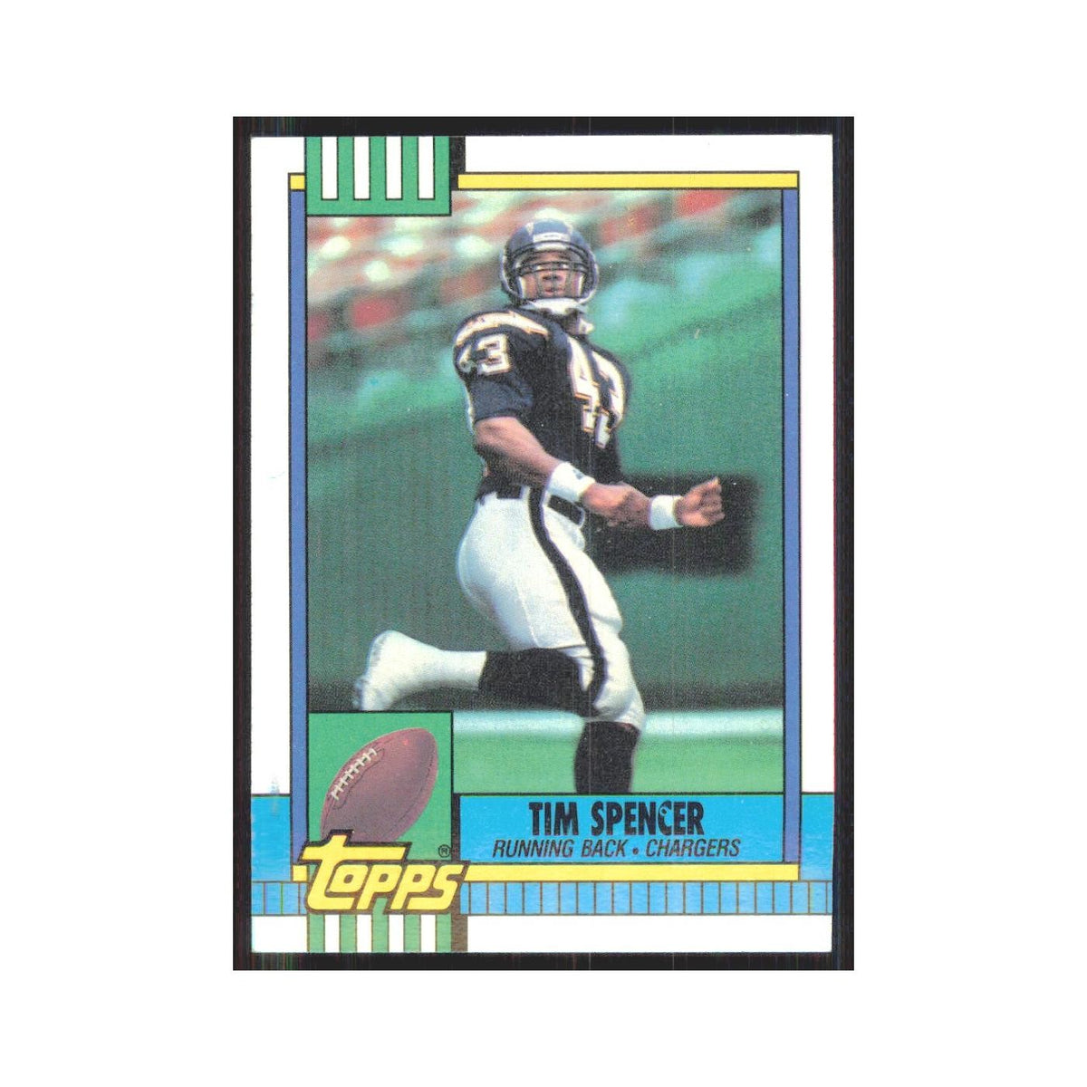 1990 Topps Tim Spencer San Diego Chargers #395