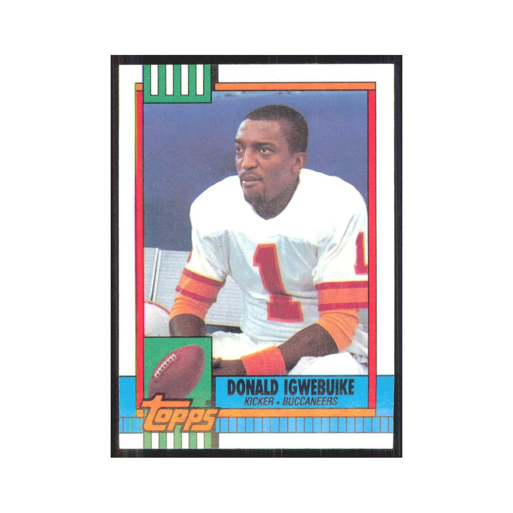 1990 Topps Donald Igwebuike Buccaneers #412