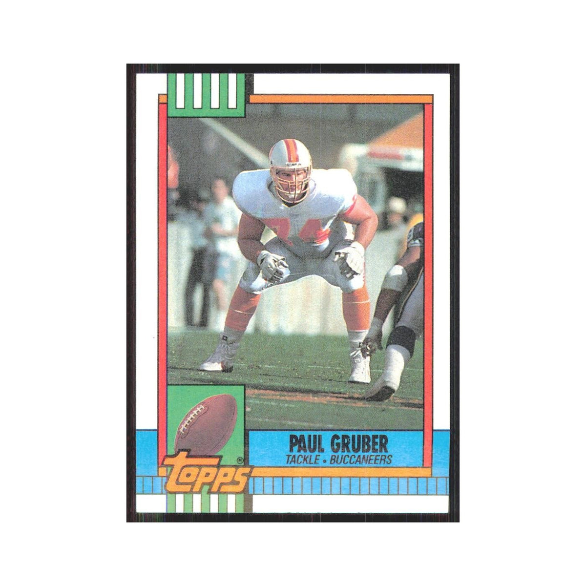 1990 Topps Paul Gruber Buccaneers #406